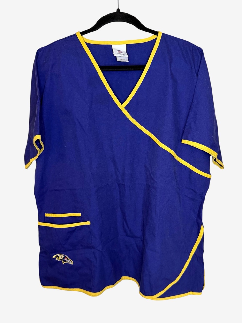 Baltimore Ravens Women’s Scrub Top - XL